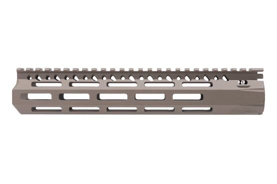 BCM MCMR 10-inch Modular Rail AR-15 Handguard has an FDE Cerakote finish.